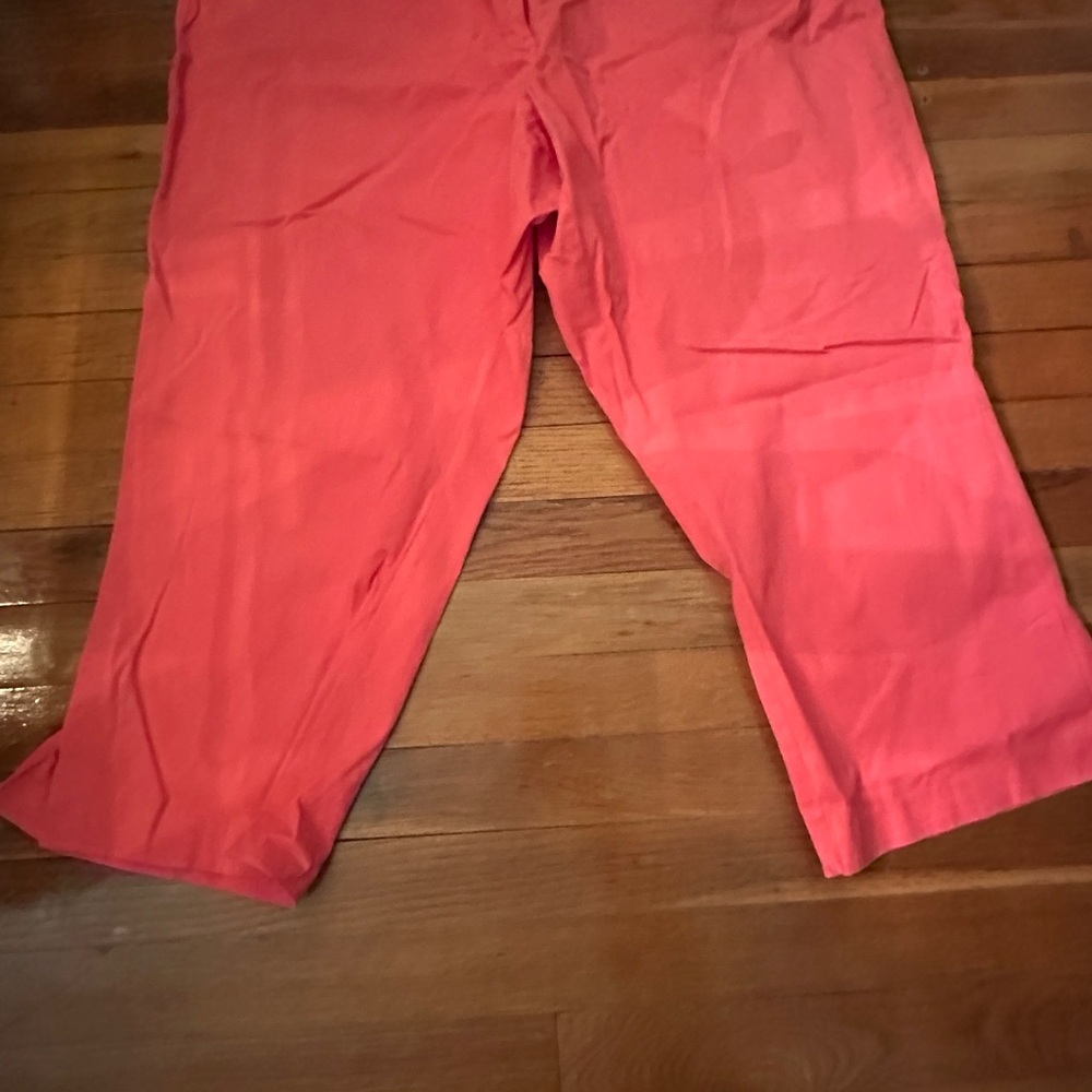 Lane Bryant Coral Cropped Pants
